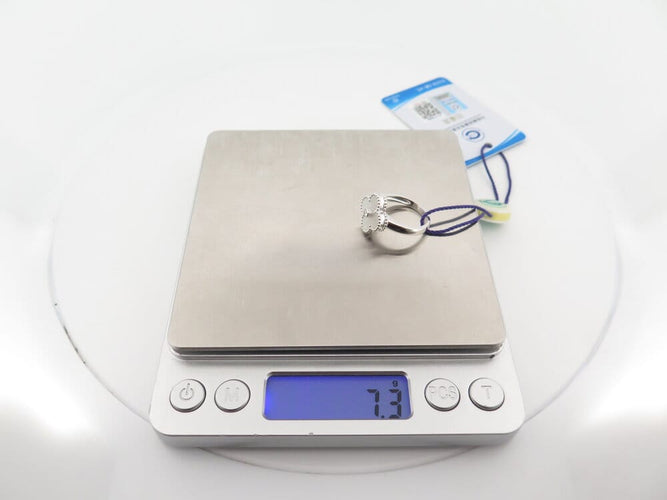 Bague 52 Van Cleef & Arpels Vintage Alhambra - Bague en or blanc 18k avec diamant 58 Facettes 264866