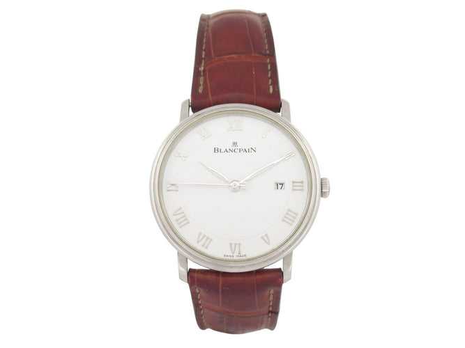 Montre Blancpain Villeret - Montre automatique ultra-plate 40 mm en acier 58 Facettes 272432