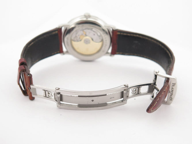 Montre Blancpain Villeret - Montre automatique ultra-plate 40 mm en acier 58 Facettes 272432