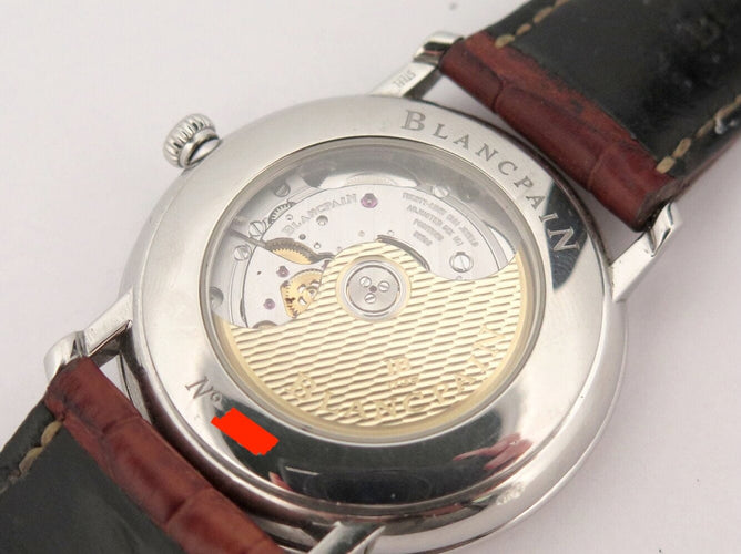 Montre Blancpain Villeret - Montre automatique ultra-plate 40 mm en acier 58 Facettes 272432