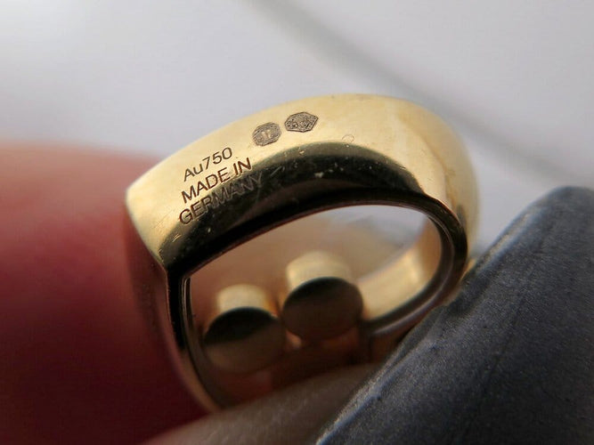 Collier Chopard Happy Diamonds Icons - Collier en or jaune 3 diamants 42 cm 58 Facettes 268630