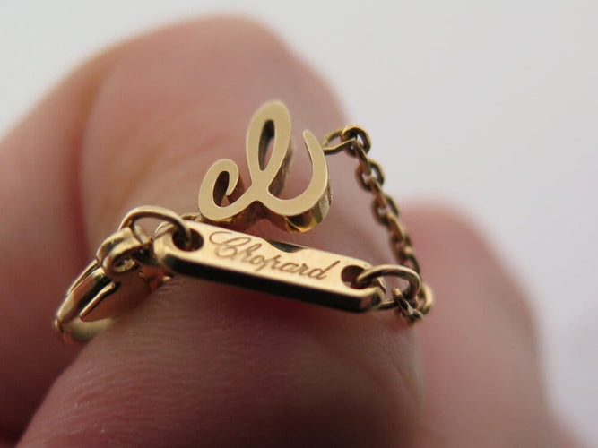 Collier Chopard Happy Diamonds Icons - Collier en or jaune 3 diamants 42 cm 58 Facettes 268630