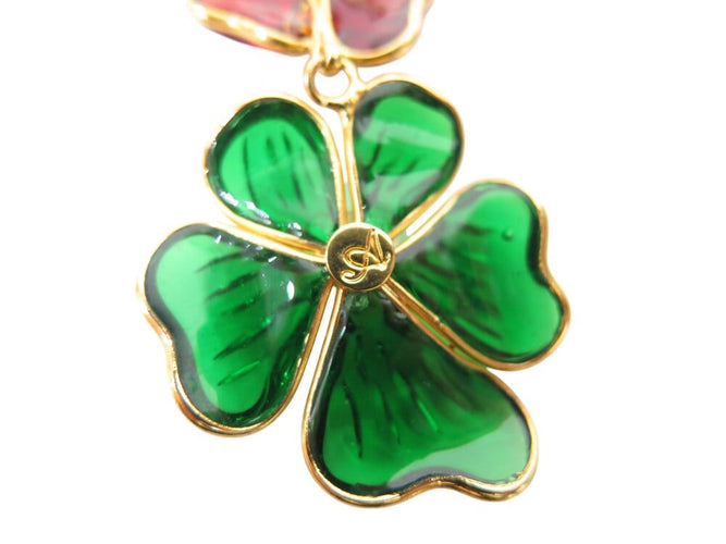 Boucles d'oreilles Augustine Paris par Gripoix - Parure collier et boucles d’oreilles camélia 58 Facettes 269071