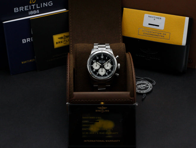 Breitling Navitimer 8 horloge - Automatisch horloge AB0117 43 mm staal 58 Facettes BTL/NVT/028