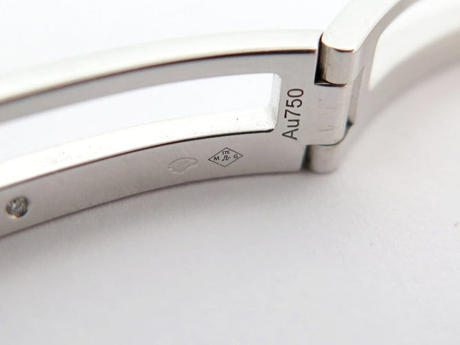 Bracelet Messika Move Romane - Bracelet jonc en or blanc et diamants 58 Facettes 268783