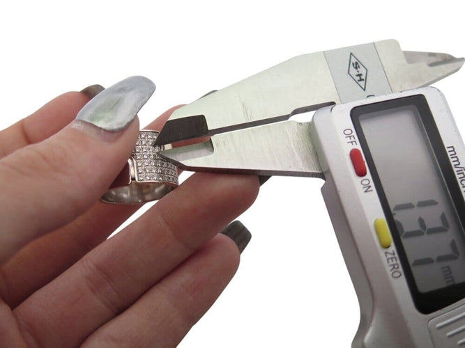 Bague 50 Dinh Van Seventies GM - Bague en or blanc 18k et diamants 0,75 ct 58 Facettes 268751