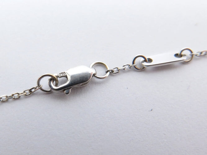 Collier Dinh Van Le Cube Diamant - Collier en or blanc 18k avec diamant 58 Facettes 272302