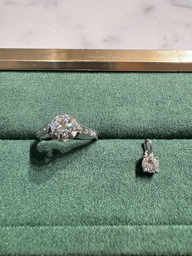 Restauration Bague Ancienne & Transformation Boucle d'Oreille 58 Facettes