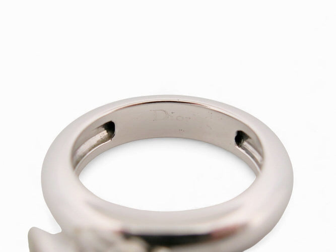 Bague 53 Christian Dior Tribale Muguet - Bague en or blanc 18k avec perle, T53 58 Facettes 271136