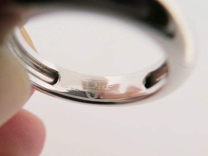 Bague 53 Christian Dior Tribale Muguet - Bague en or blanc 18k avec perle, T53 58 Facettes 271136