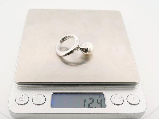 Bague 53 Christian Dior Tribale Muguet - Bague en or blanc 18k avec perle, T53 58 Facettes 271136