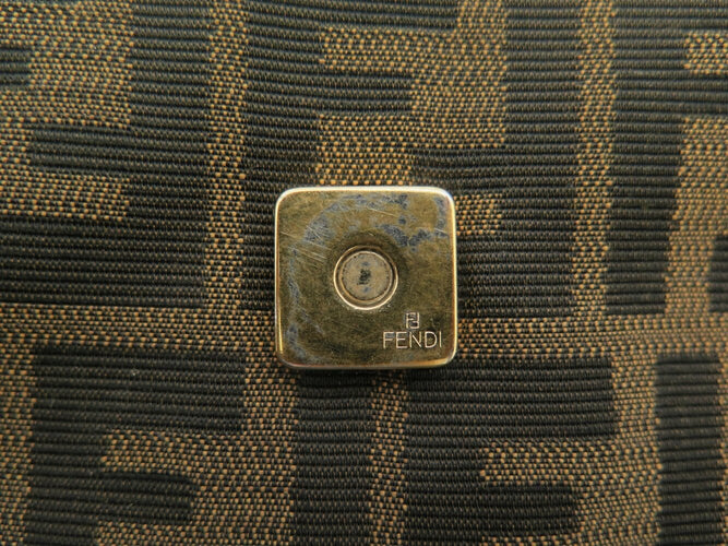 sac a main FENDI baguette 8bt163 toile logo monogramme zucca bandouliere 58 Facettes 271140