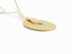 Collier Dinh Van - Collier pendentif Pi 40 mm en or jaune 24k martelé 58 Facettes 271154