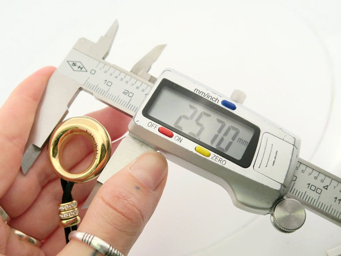 Collier Chaumet Anneau GM - Collier pendentif en or jaune 18k et diamants 0,24 ct 58 Facettes 271153