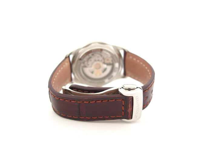 Montre Armand Nicolet LL9 - Montre femme 34 mm acier et or rose 18K diamants 58 Facettes 270559