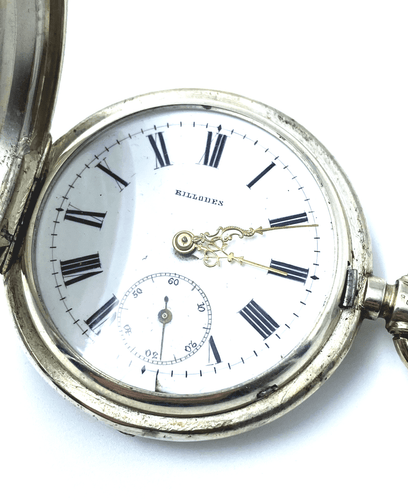 Montre Zenith Billodes - Montre de poche en argent 800 58 Facettes