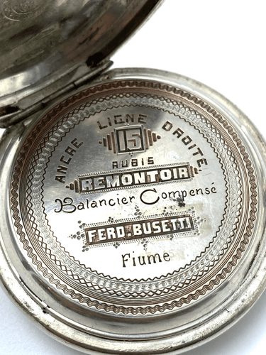 Montre Zenith Billodes - Montre de poche en argent 800 58 Facettes