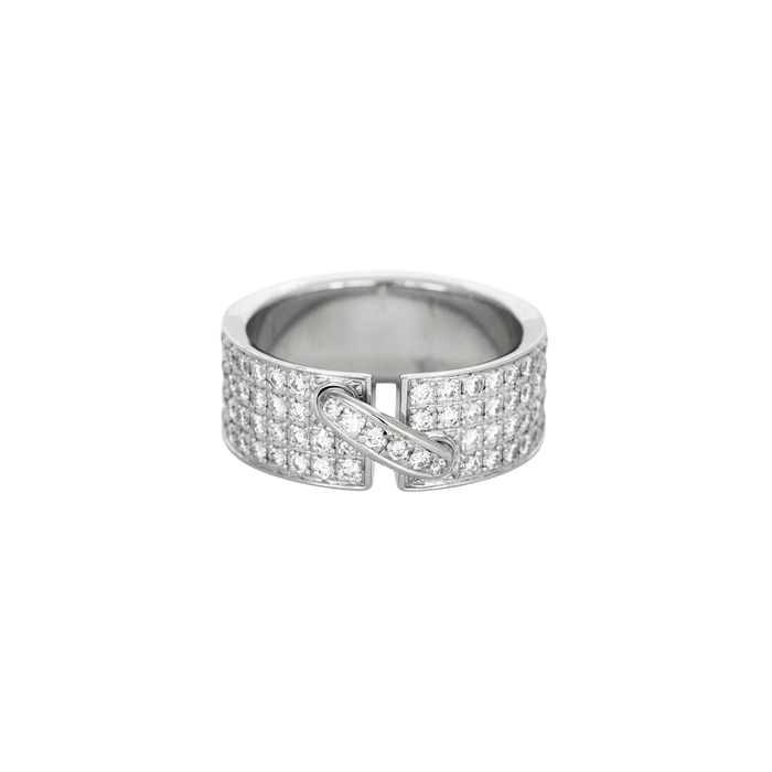 Bague 52 CHAUMET - Bague Chaumet Liens en or blanc et diamants 58 Facettes 109