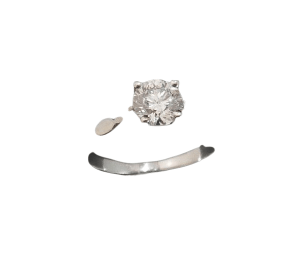 Bague 54.5 Bague Solitaire Diamant 58 Facettes