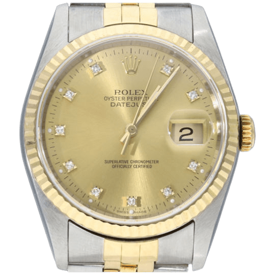 Rolex Datejust 36 Uhr 18K Gelbgold / Stahl