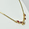 Collier Collier vintage - Halskette en or jaune 18 carats rubis et diamants 58 Facettes 2065