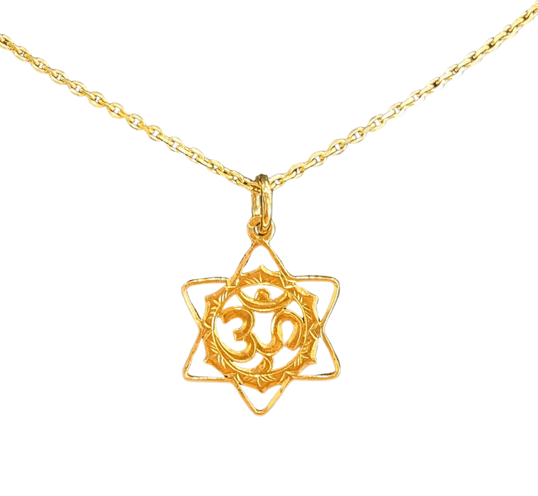 Pendentif Pendentif ohm om mantra yoga étoile de David 58 Facettes LP208