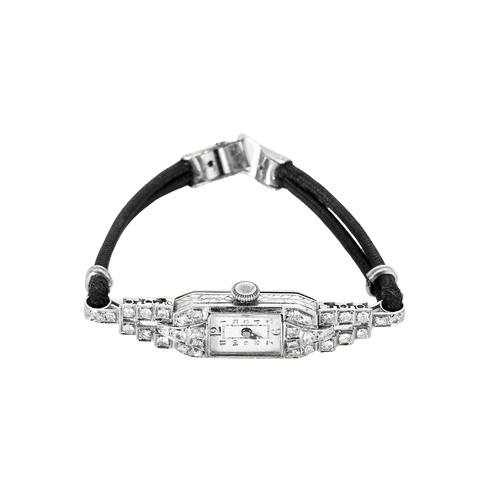 Montre Montre platine et diamants 58 Facettes LP783/7