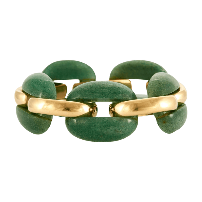 Bracelet Bracelet vintage or & aventurine 58 Facettes BO/230071 RIV