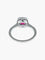 Bague 52 Bague coussin rubis en or gris palladié et diamants 58 Facettes 41950019