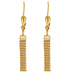 Boucles d'oreilles Paire de boucles d'oreilles pendantes en or jaune 58 Facettes LP787