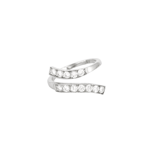 Bague 52 Bague Vague Diamants 58 Facettes