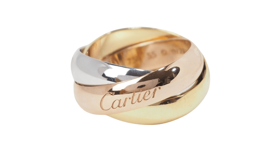 Bague 55 Bague Trinity 3 ors XL de Cartier 58 Facettes 32510