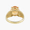 Bague 54 / Citrine / Or Jaune Bague "Moon" en or jaune 18 carats et citrine 58 Facettes BO/220040