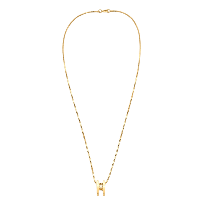 Collier Collier en or jaune et pendentif diamant 58 Facettes DV6206-1