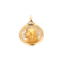 Pendentif Médaille vierge en or jaune signée pageli 58 Facettes 36604652