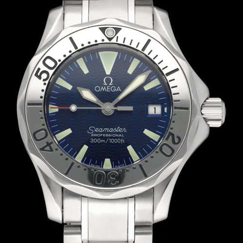 Omega Seamaster Diver 300M ur - Kvartsstål ur ref. 2285.80.00 58 Facettes OMG/SEA/177