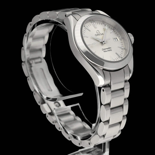 Orologio Omega Seamaster Aqua Terra - Orologio al quarzo in acciaio rif. 2577.30 (1998) 58 Facettes OMG/SEA/252