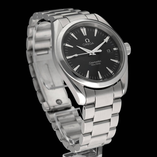 Omega Seamaster Aqua Terra Watch - 36 mm steel quartz watch ref. 2518.50.00 58 Facettes OMG/SEA/270