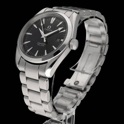 Omega Seamaster Aqua Terra Watch - 36 mm steel quartz watch ref. 2518.50.00 58 Facettes OMG/SEA/270