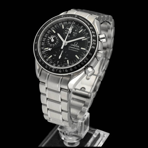 Ceas Omega Speedmaster Day-Date - Ceas automat din oțel 39 mm, ref. 3520.50.00 58 Facettes OMG/SPE/466