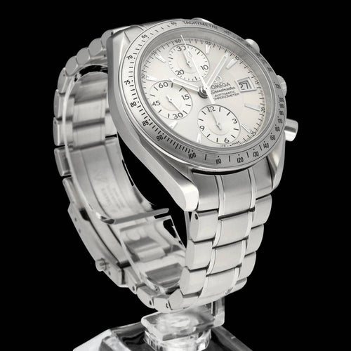 Omega Speedmaster Date Watch - 40 mm automatic steel watch, ref. 3211.30 58 Facettes OMG/SPE/473