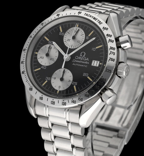 Ceas Omega Speedmaster Date - Ceas automat din oțel 39 mm, ref. 3511.50.00 58 Facettes OMG/SPE/515
