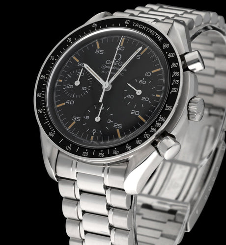 Ceas Omega Speedmaster Reduced 3510.50.00 - Ceas automat din oțel 39 mm 58 Facettes OMG/SPE/525
