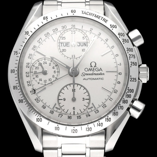 Ceas Omega Speedmaster Day-Date - Ceas din oțel ref. 3521.30.00 (1998), cutie și acte 58 Facettes OMG/SPE/530
