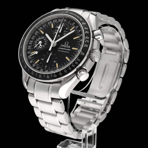 Omega Speedmaster Day-Date Watch - 39 mm automatic steel watch 58 Facettes OMG/SPE/541