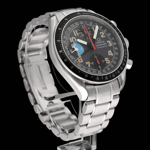 Orologio Omega Speedmaster Day Date - Orologio 39 mm acciaio rif. 3520.53.00 (1998) 58 Facettes OMG/SPE/543