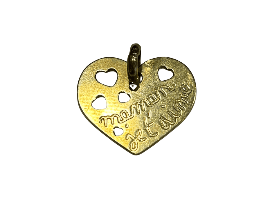 Pendentif Pendentif maman je t'aime 58 Facettes LP55