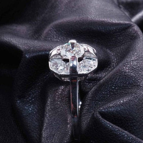 Bague 58 Bague art déco diamants 58 Facettes 3776