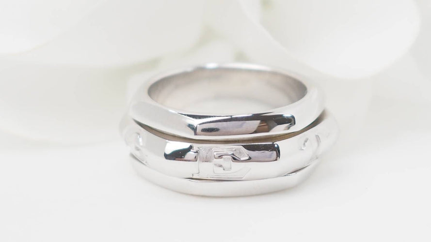 Bague 52 Piaget Possession - Bague en or blanc 18 kt 58 Facettes 32822