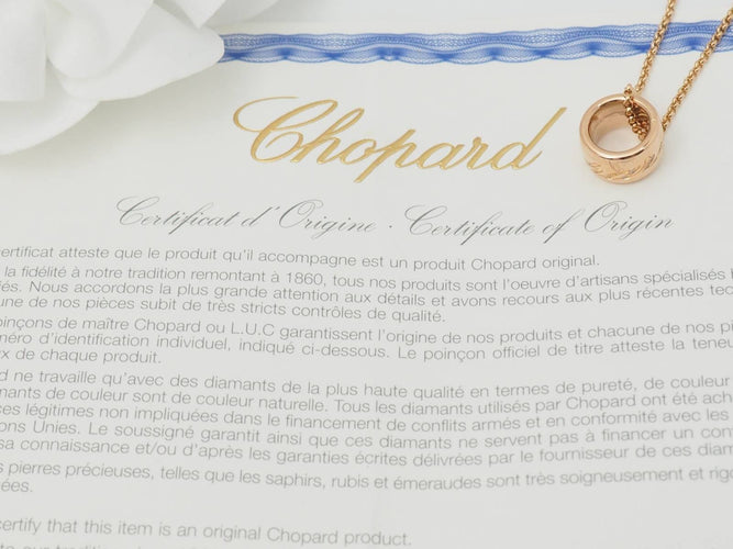 Collier Chopard Chopardissimo - Collier en or rose 18 ct et diamants 58 Facettes 33203